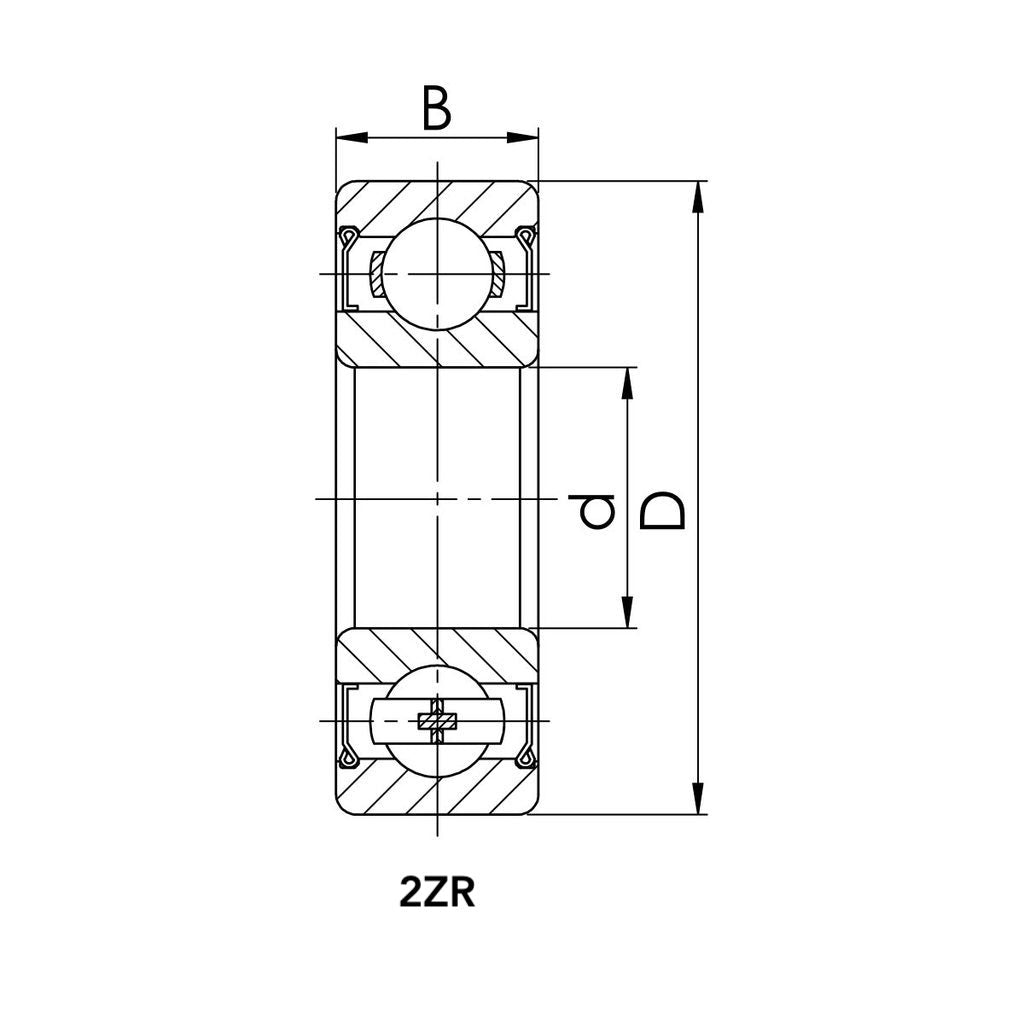 FAG 6305 2ZR C3